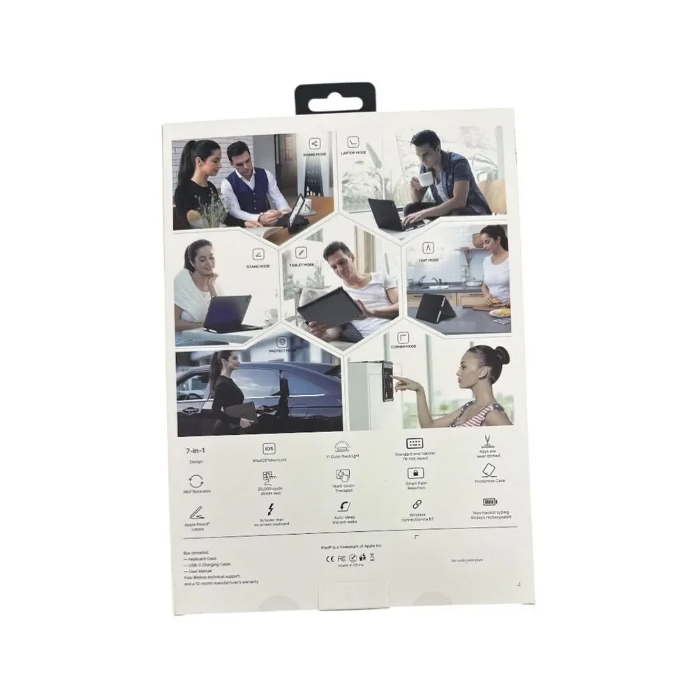 11 inch ipad Keyboard Case Flexbook Tough Typecase Keyboard & trackpad